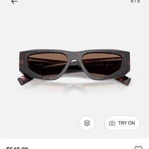 Prada Brown Tortoise Sunglasses